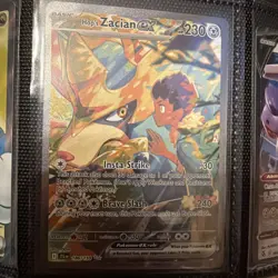 Pokemon Hop's Zacian EX 186/159 Sv09 Journey Together Special Rare Holo - Image 1