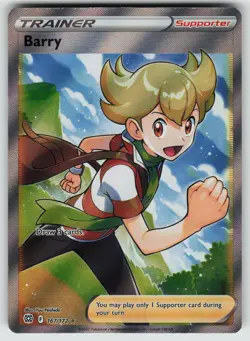 Barry (Full Art) Ultra Rare SWSH09: Brilliant Stars 167/172 Pokemon - Image 1