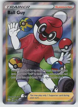 Ball Guy (Full Art) Ultra Rare Shining Fates 065/072 Pokemon - Image 1