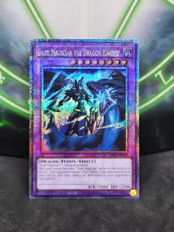 Yugioh Dark Magician the Dragon Knight RA03-EN268 Quarter Century Secret Rare NM - Image 1