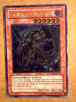 yugioh Blackwing - Elphin the Raven RGBT-EN013 Ultimate 1st Ed near mint - Image 3