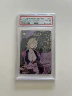 Union Arena Bleach Rangiku Matsumoto 1 Star #089 PSA 10 Gem Mint - Image 2
