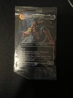 Magic The Gathering Marvel Legends Spectacular Spider-Man Promo Card - Image 1