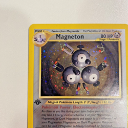 Magneton 10/64 1st Edition Neo Revelation Holo LP - Pokemon Card - Image 4