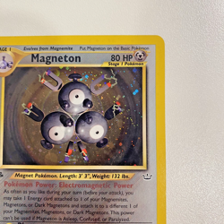 Magneton 10/64 1st Edition Neo Revelation Holo LP - Pokemon Card - Image 5