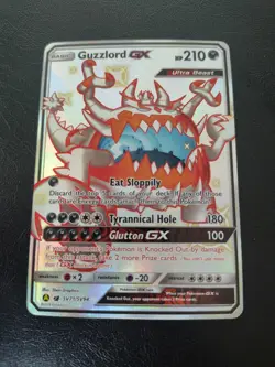 Pokemon Guzzlord GX SV71/SV94 Hidden Fates Shiny Vault Full Art Holo Card - Image 1
