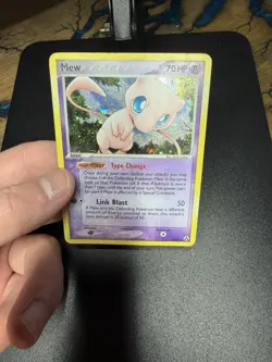 Pokemon EX Legend Maker Holo Rare Card 10/92 Mew Tail Swirl - Image 1