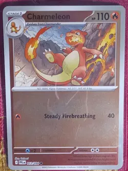 REVERSE FOIL Charmeleon 012/94 Phantasmal Flames Pokemon Pokemon tcg card - Image 1