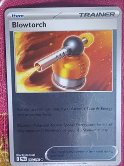 Reverse Foil Blowtorch 086/094 Phantasmal Flames Pokemon Pokemon tcg card - Image 1