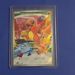 Pokemon Charmander MEPI Promo Stamped Holo 80 HP Ember 038 Pokemon Card - Image 1
