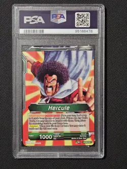Saiyan Delusion Hercule PSA 10 2017 #P045 Promo- Dragon Ball Super Card Game - Image 2