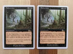MTG Subversion-x2-Urza's Legacy 68/144 Regular Rare, VLP - Image 1