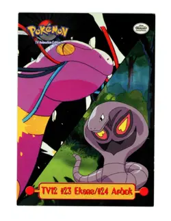 Pokemon Card - Ekans/Arbok TV12 - TV Animation Edition - Topps Series 1 - Image 1