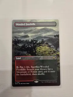 Wooded Foothills (Borderless) Modern Horizons 3 Regular - Image 1