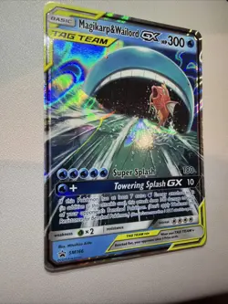 Pokemon TCG Magikarp and Wailord GX Holo Card Promo SM166 - Image 5