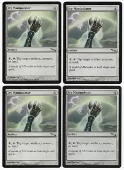Icy Manipulator x4 4x 2003 Mirrodin PLAYSET Colorless Uncomm Artifact MTG NM AZ1 - Image 1