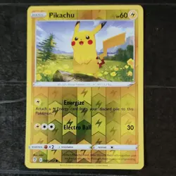 Pokemon Pikachu SWSH07 Evolving Skies Reverse Holo Card 2021 - Image 1
