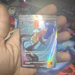 Pokemon Skyla 122/122 Breakpoint Ultra Rare Full Art Trainer Holo Card - Image 1