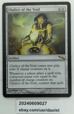 MTG Chalice of the Void Mirrodin Rare Magic The Gathering LP - Image 1