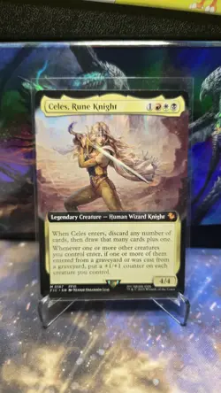 Celes, Rune Knight (Extended Art) #0167 - NM - MTG: Final Fantasy - REG - Image 1