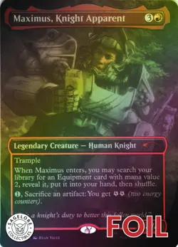 Maximus, Knight Apparent - Secret Lair Fallout - 2449 - NM Foil - Image 1