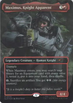 Maximus, Knight Apparent - Secret Lair Fallout - 2449 - NM Foil - Image 2