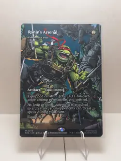 Ronin's Arsenal (Borderless) 0015 - PZA Teenage Mutant Ninja Turtles TMNT MTG NM - Image 1