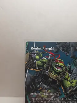 Ronin's Arsenal (Borderless) 0015 - PZA Teenage Mutant Ninja Turtles TMNT MTG NM - Image 2