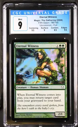 ETERNAL WITNESS Fifth Dawn Foil U CGC 9 MTG [Nostalgium] - Image 1