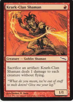 Magic: The Gathering 2003 Mirrodin Krark-Clan Shaman #98 - Image 1