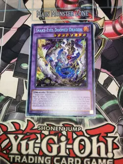 Snake-Eyes Doomed Dragon Secret Rare 1St Edition SUDA-EN035 Yugioh - Image 1