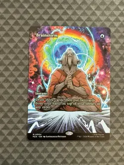 MTG Brainstorm #0004 Borderless Mythic TMNT Source Material (PZA) - Image 1