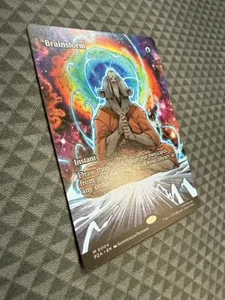 MTG Brainstorm #0004 Borderless Mythic TMNT Source Material (PZA) - Image 2