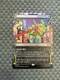 MTG Leonardo’s Technique #0224 Foil Showc R Teenage Mutant Ninja Turtles (TMT) - Image 1