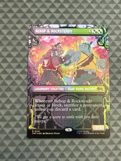 MTG Bebop & Rocksteady #0241 Showcase Foil R Teenage Mutant Ninja Turtles (TMT) - Image 1