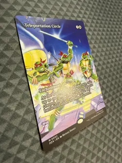 MTG Teleportation Circle #0002 Borderless Mythic TMNT Source Material (PZA) - Image 2