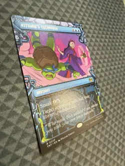 MTG Kitsune’s Technique #0229 Showcase Rare Teenage Mutant Ninja Turtles (TMT) - Image 2