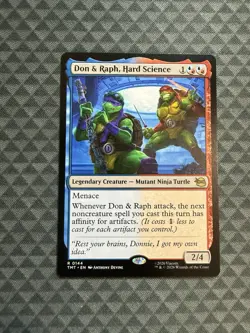 MTG Don & Raph, Hard Science #0144 Rare Teenage Mutant Ninja Turtles (TMT) - Image 1