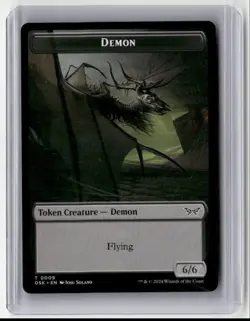 2024 MTG - Duskmourn: House of Horror - Tokens Demon Token/Common - Image 1