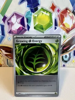 Growing Energy 086/088 Reverse Holo Rare - Pokemon TCG Perfect Order - NM - Image 1