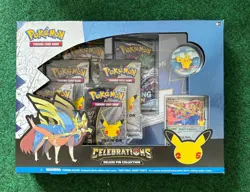 Pokemon 25th Celebrations Deluxe Pin Collection Box Zacian X - Image 1