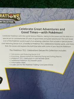 Pokemon 25th Celebrations Deluxe Pin Collection Box Zacian X - Image 3