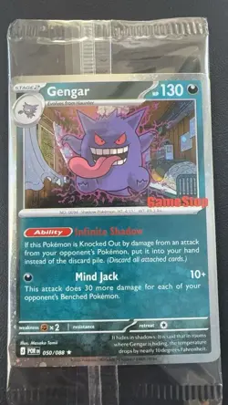 Pokemon Gengar GameStop Promo POR 050/088 Holo HP 130 Mind Jack English - Image 1