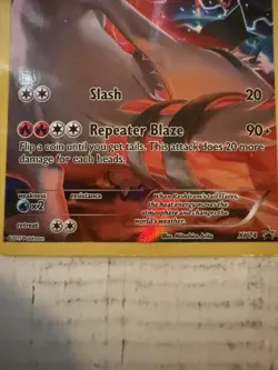 Reshiram (XY74) Full Art Black Star Promo Pokemon card from 2015 - Image 3