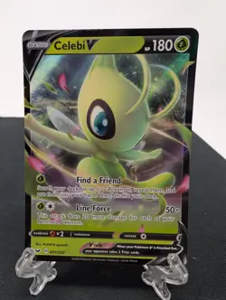 2020 Pokemon, Sword & Shield, #1/202 Celebi V, Holo Ultra Rare - Image 1