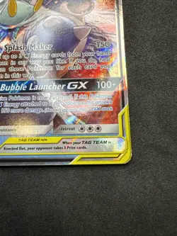 Pokemon Blastoise & Piplup GX 38/236 Sun And Moon Cosmic Eclipse Tag Team - Image 4