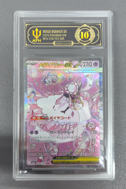 2025 Japanese Pokemon Mega Diancie ex #238 SAR Mega Dream m2a 238/193 APH 10 - Image 1