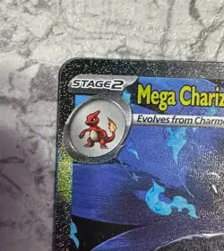 2025 Pokemon Mega Evolution Phantasmal Flames Mega Charizard X EX #125/094 - Image 4