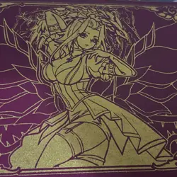 VERY RARE Amanda Lapalme Manamoon Mana Moon Akiza 5D's YuGiOh Leather Deck Box - Image 2