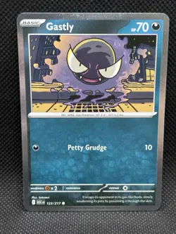 Pokemon TCG GASTLY 123/217 Ascended Heroes Cosmos Holo Promo - Image 1